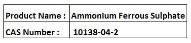 Ammonium Ferrous Sulfate