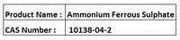 Ammonium Ferrous Sulfate