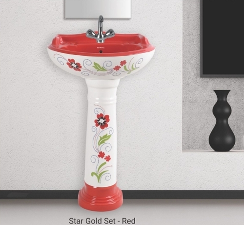 Vitrosa Series Pedestal Wash Basin