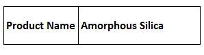 Amorphous Silica