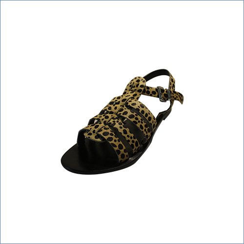 Animal Print Leather Sandal By RPS TRADERS
