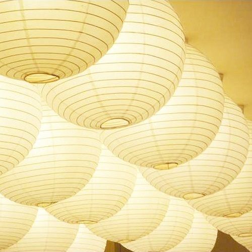 Novelty Place 8 inch White Paper Lanterns