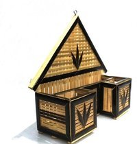 Bamboo Table Pen Stand