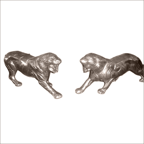 Silver Lion Showpiece