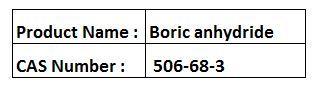 Boric anhydride