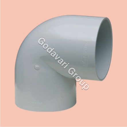 Elbow - UPVC, 20 mm to 250 mm | Non-Corrosive, Chemical Resistant, Excellent Fire Safety, Female Connection, Pushing Technique, 6 kg & 10 kg Working Pressure