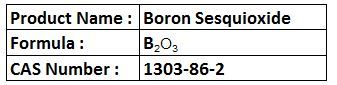 Boron Sesquioxide