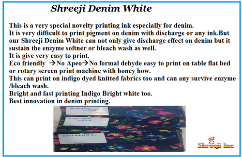 Shreeji Denim White