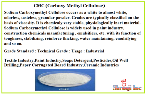 CMC (Carboxy Methyl Cellulose)