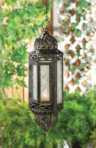 Intricate Hanging Moroccan Lantern - 1 Unit