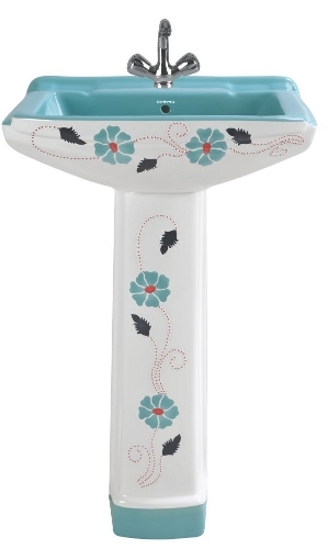 Designer Sophia pedestal Wash Basin