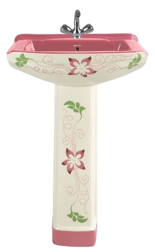 Printed Pedestal Wash Basin