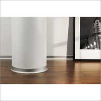 Aluminium Skirting Profiles - Anodized High-grade Aluminium | 60mm & 80mm Sizes, Natural Silver, Black, White Finishes, Quick Adhesive Installation, Excellent Coverage