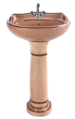 Sticker and Rustic Series Pedestal Wash Basin