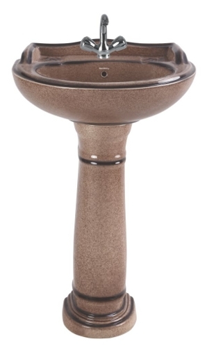 Sticker and Rustic Series Pedestal Wash Basin