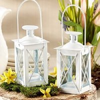 Luminous Mini-lanterns-white - Set Of 12