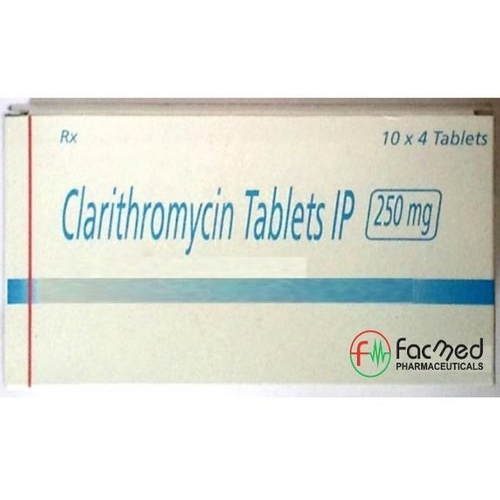 Clarithromycin 250mg Tablets By FACMED PHARMACEUTICALS PVT. LTD.