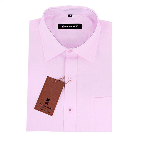 Breathable Pink 100 % Pure Linen Shirt