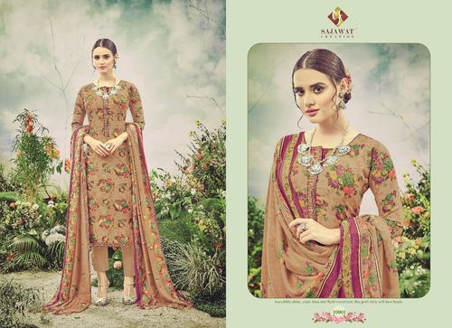 Cotton Printed Dress Materials