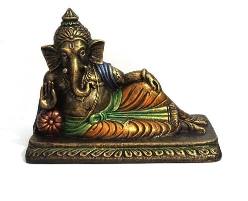 Terracotta Ganesha - Handmade Multi-Colour Decor Eco-Friendly Non-Toxic Durable Enamel Finish Easy to Clean Hygienic