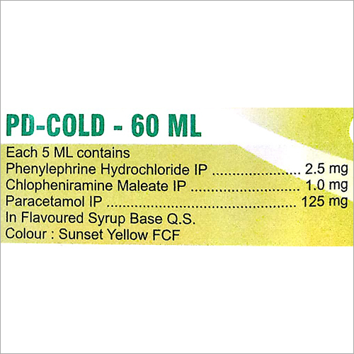 Cold Syrups