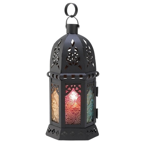 koehler Home Decor Gift Accent Enchanted Rainbow Candle Lantern