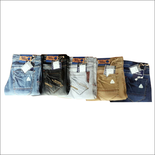 Jeans - Cotton Blend, Multiple Sizes, Blue | Zipper Closure, Durable Fabric, Stylish Design, Comfortable Fit, 5 Pockets, Perfect Stitching
