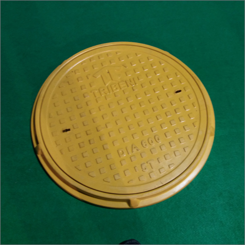 FRP Drain Cover - A-Class Rugged Round, Lightweight | Odor Control, Skid Resistant, Easy Install