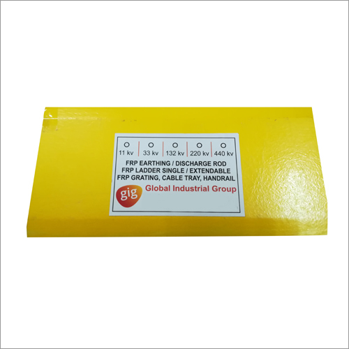 FRP Yellow Line - FRP Material Yellow HRP Coating | Durable Build Extendable Use Easy Handling Minimal Maintenance