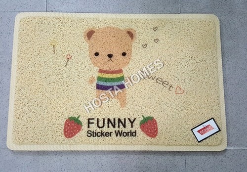 Gudda Print Pvc Rubber Door Mat