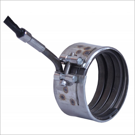 Nozzle Coil Heaters - Stainless Steel, Temperature Range Up to 400Â°C, 25mm Minimum Inner Diameter | Clamping Band, Brass Collet, J/K Type Thermocouple Options