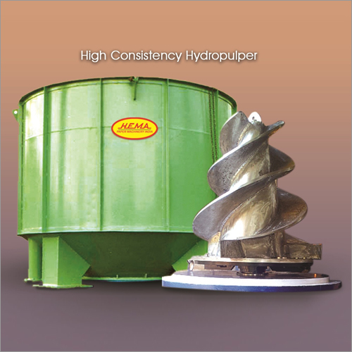 High Consistency Hydro Pulper High Consistency Hydro Pulper