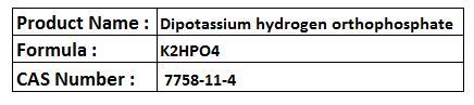 Dipotassium Hydrogen Orthophosphate - White Crystalline Powder 25kg Bags | Food Additive Water Softener Buffering Agent pH Control