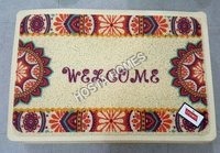 Art & Craft Welcome Print Pvc Mat