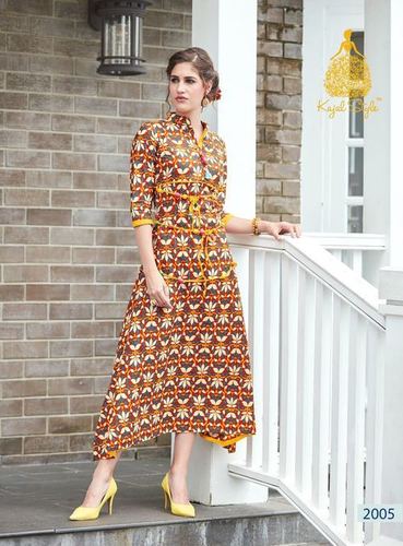 Printed cotton kurtis