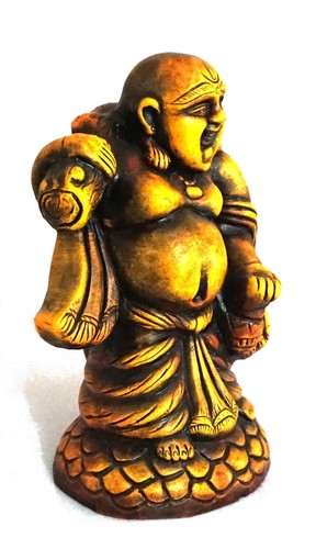 Yellow Laughing Buddha