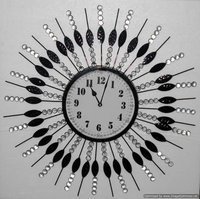 Glass Iron Wall Clock