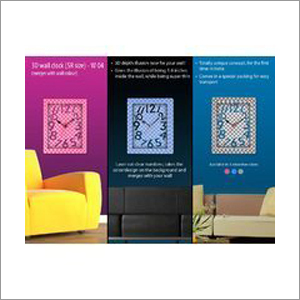 W04 - Exclusive 3D Wall Clock