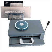 Steel Nameplate Embossing Machine