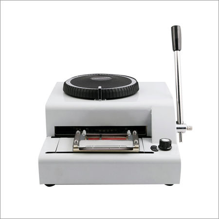 Steel Credit Card Embossing Machine