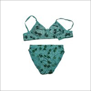 Ladies Printed Bra Panty Set