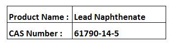 Lead Naphthenate