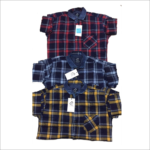 Shirts - Cotton, Multiple Sizes, Red | Collared, Soft Fabric, Stylish Design, Durable Material, Comfortable Fit, Easy Care, Long Sleeve, Checkered Style