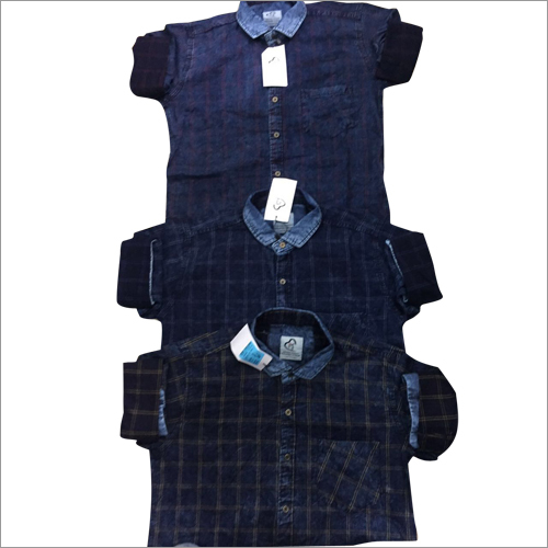 Shirts - Cotton, Size M-XXL, Blue | Soft Fabric, Stylish Design, Durable Material, Comfortable Fit, Easy to Wash, One Chest Pocket, Half Sleeves
