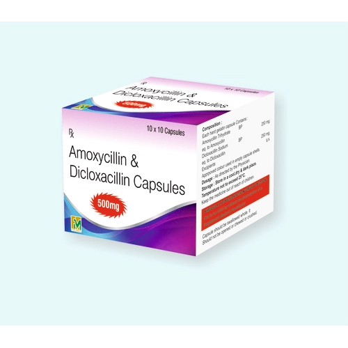 Amoxicillin Capsules And Dicloxacillin Capsules