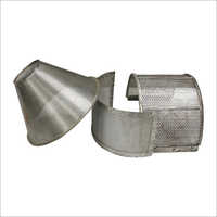 Wire Mesh Filter - Stainless Steel, Silver Color, Plain Mesh Style | Designed For Decoration And Food Industry Applications