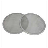 Wire Mesh Round Filter - Stainless Steel, Silver Color, Plate Mesh Style | High-performance Particle Filtration With Durable Design