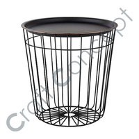ROUND METAL COFFEE TABLE