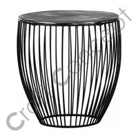 ROUND METAL COFFEE TABLE