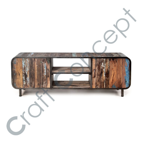 Reclaim Wood Tv Cabinet No Assembly Required